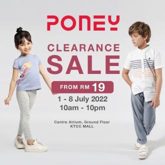 Poney Clearance Sale at KTCC Mall (1 Jul 2022 - 8 Jul 2022)