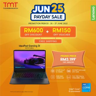 TMT Shopee Lenovo PayDay Sale (25 Jun 2022 - 27 Jun 2022)