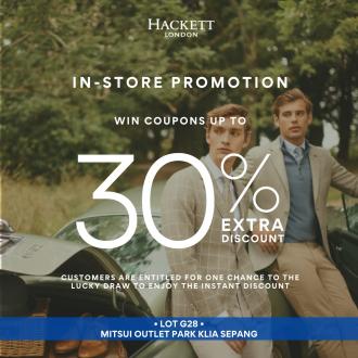 Hackett London In-Store Promotion at Mitsui Outlet Park (1 July 2022 - 30 July 2022)