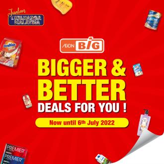 AEON BiG Bigger & Better Deals Promotion (valid until 6 July 2022)