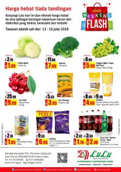 LuLu Hypermarket Kuala Lumpur Weekend Promotion (13 July 2018 - 16 July 2018)