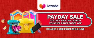 Boost Lazada Payday Sale FREE RM5 OFF Voucher (25 June 2022 - 30 June 2022)