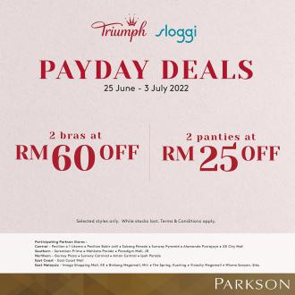 Parkson Triumph & Sloggi Payday Sale (25 June 2022 - 3 July 2022)