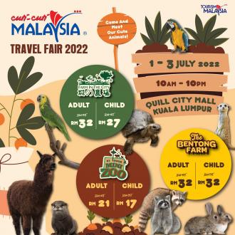 Farm In The City Cuti-Cuti Malaysia Travel Fair 2022 Promotion at Quill City Mall (1 Jul 2022 - 3 Jul 2022)