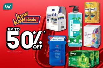 Watsons Kaw Kaw Deals Sale Up To 50% OFF (30 June 2022 - 4 July 2022)