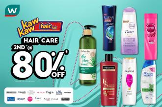 Watsons Hair Care Sale 2nd @ 80% OFF (30 June 2022 - 4 July 2022)