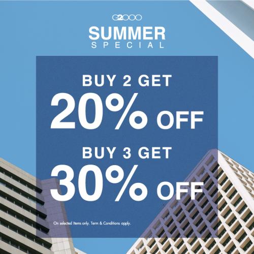 G2000 Sunway Carnival Mall Summer Special Promotion (valid until 6 July 2022)