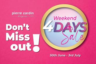 Pierre Cardin Weekend Sale (30 Jun 2022 - 3 Jul 2022)