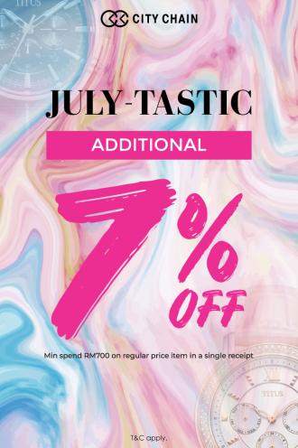 City Chain July-Tastic Promotion (1 July 2022 - 31 July 2022)
