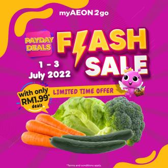 AEON myAEON2go Fresh Item Payday Promotion (1 July 2022 - 3 July 2022)
