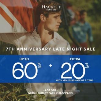 Hackett London 7th Anniversary Late Night Sale at Mitsui Outlet Park (8 July 2022 - 10 July 2022)