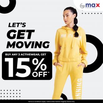 Max Fashion Let’s Get Moving Promotion