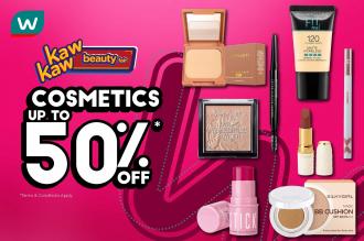 Watsons Cosmetics Sale Up To 50% OFF (7 July 2022 - 11 July 2022)