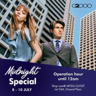 G2000 Midnight Special Sale at Mitsui Outlet Park (8 Jul 2022 - 10 Jul 2022)
