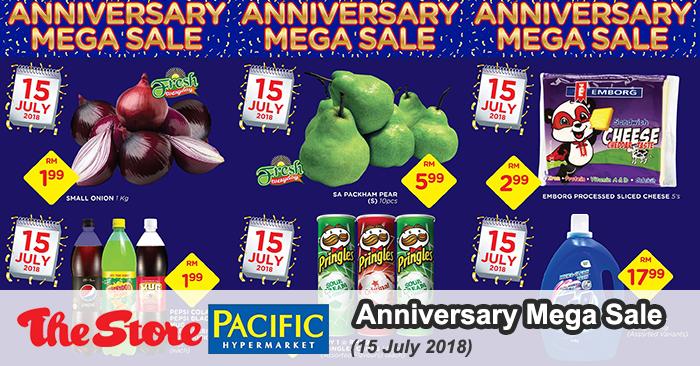 The Store and Pacific Hypermarket Anniversary Mega Sale Promotion (15 July 2018)