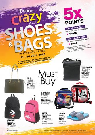 SOGO Crazy About Shoes & Bags Promotion (11 July 2022 - 24 July 2022)