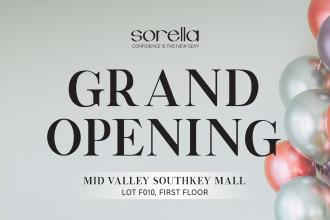 Sorella Mid Valley Southkey Opening Promotion (30 Jul 2022)