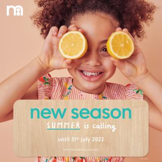Mothercare Summer Is Calling Promotion (valid until 31 July 2022)