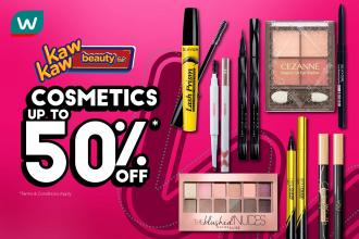 Watsons Cosmetics Sale Up To 50% OFF (14 July 2022 - 18 July 2022)