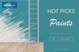 HomePro Paints Hot Picks Promotion (15 July 2022 - 17 July 2022)