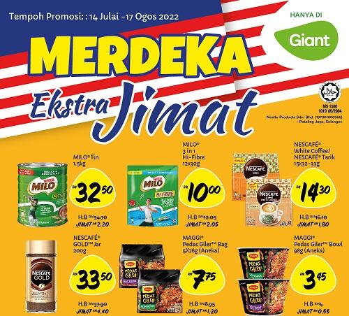 Giant Nestle Merdeka Promotion (14 July 2022 - 17 August 2022)