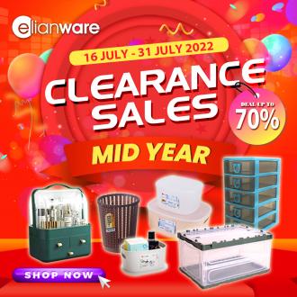 Elianware Shopee & Lazada Mid Year Clearance Sale (16 July 2022 - 31 July 2022)
