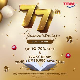 TBM Anniversary Sale Up To 70% OFF (23 July 2022 - 31 July 2022)