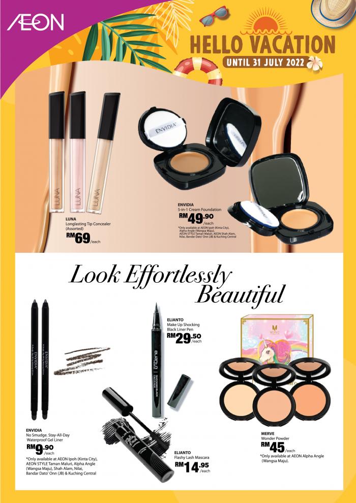 AEON Beauty & Fashion Promotion Catalogue (valid until 31 July 2022)