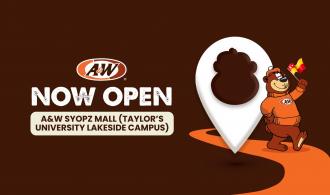 A&W Syopz Mall Opening Promotion