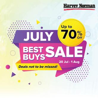 Harvey Norman July Best Buys Sale Up To 70% OFF (20 July 2022 - 1 August 2022)