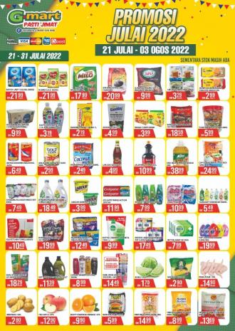 Pasaraya G-Mart July 2022 Promotion (21 July 2022 - 3 August 2022)