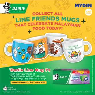 MYDIN Darlie FREE Line Mug Promotion (21 July 2022 - 10 August 2022)