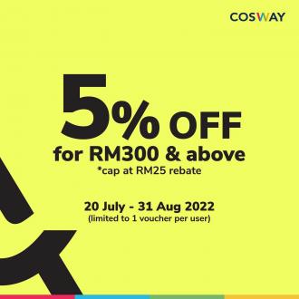 Cosway Atome 5% OFF Promotion (20 July 2022 - 31 August 2022)