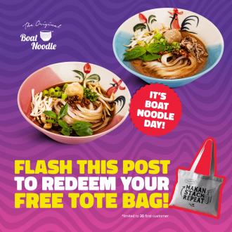 Boat Noodle Sunway Pyramid FREE Tote Bag Promotion (27 July 2022)