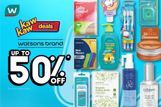 Watsons Brand Products Sale Up To 50% OFF (28 July 2022 - 1 August 2022)