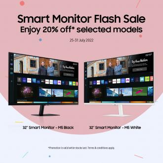 Samsung Smart Monitor 20% OFF Promotion (25 July 2022 - 31 July 2022)