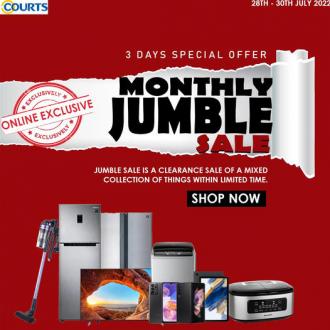 COURTS Online Jumbo Clearance Sale (28 July 2022 - 30 July 2022)