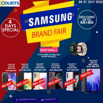 COURTS Samsung Brand Fair Promotion (28 July 2022 - 28 July 2022)