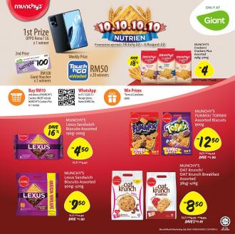 Giant Munchy's Promotion (valid until 3 August 2022)