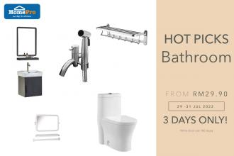 HomePro Hot Picks Bathroom Promotion (29 July 2022 - 31 July 2022)