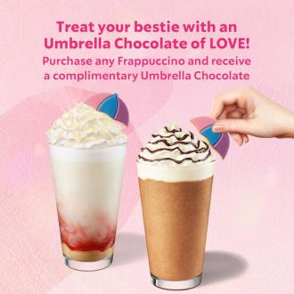 Starbucks FREE Umbrella Chocolate Promotion (30 July 2022)