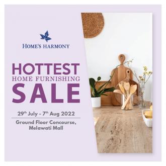 Home's Harmony Melawati Mall Hottest Home Furnishing Sale (29 July 2022 - 7 August 2022)