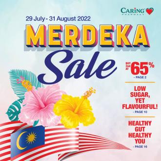 Caring Pharmacy Merdeka Promotion Catalogue (29 July 2022 - 31 August 2022)