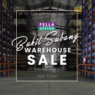 Fella Design Bukit Subang Warehouse Sale (29 July 2022 - 7 August 2022)