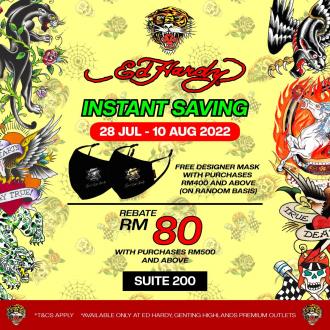 Ed Hardy Special Sale at Genting Highlands Premium Outlets (28 July 2022 - 10 August 2022)