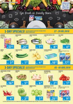 Family Store Promotion (20 July 2018 - 5 August 2018)