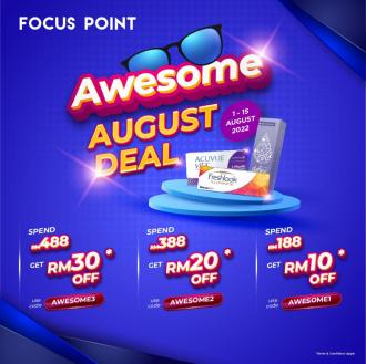 Focus Point Online Store August Deal Promotion (1 August 2022 - 15 August 2022)