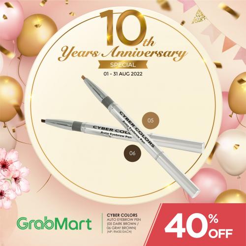 SaSa GrabMart 10th Year Anniversary Promotion (1 August 2022 - 31 August 2022)