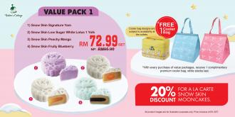 Baker's Cottage Mid-Autumn Snow Skin Mooncake Value Pack Promotion