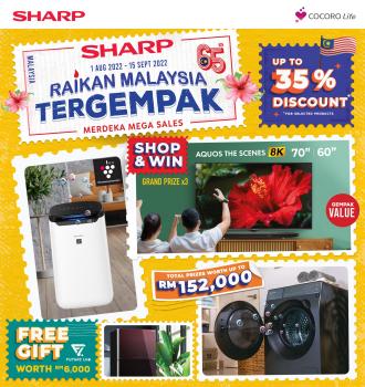 Sharp Merdeka Mega Sales (1 August 2022 - 15 September 2022)
